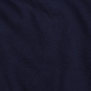 Katoen fleece GOTS - marineblauw