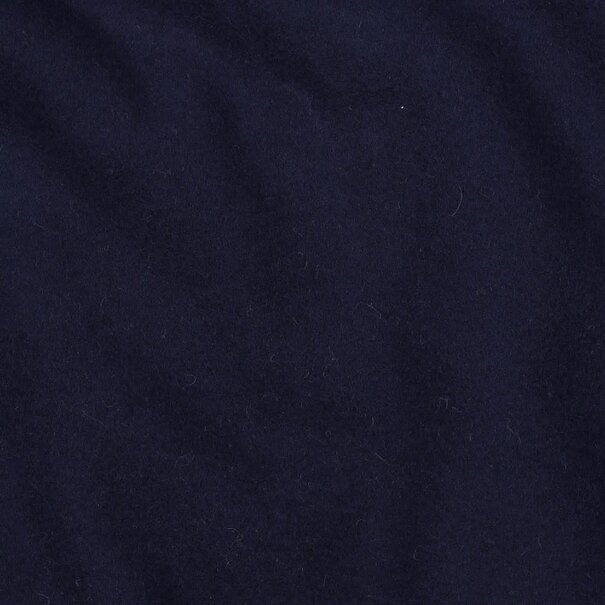 Katoen fleece GOTS - marineblauw