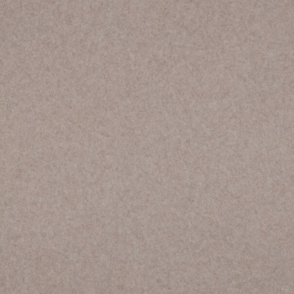 Katoen fleece GOTS - taupe melange