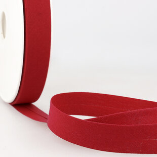 Biais katoen -  kersenrood 278