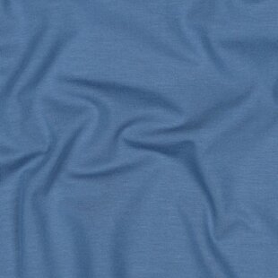 Katoentricot - midden blauw