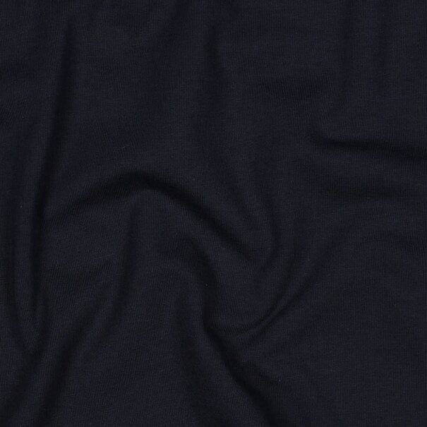 Katoentricot - navy