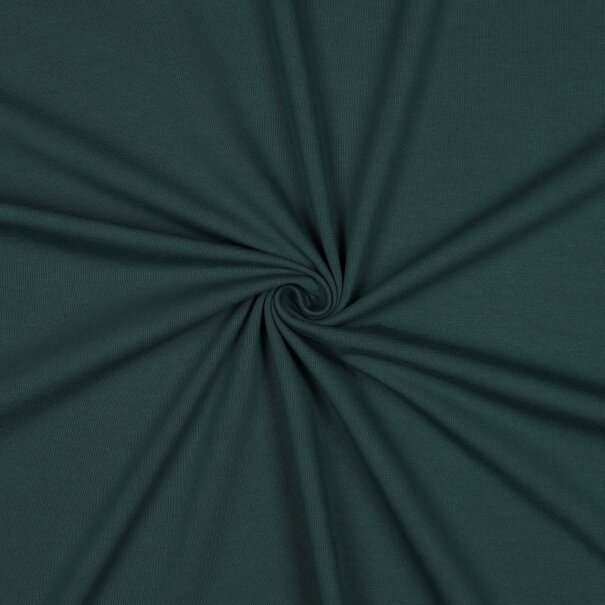 Katoentricot - flessengroen