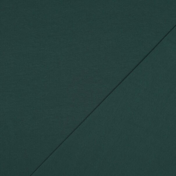 Katoentricot - flessengroen