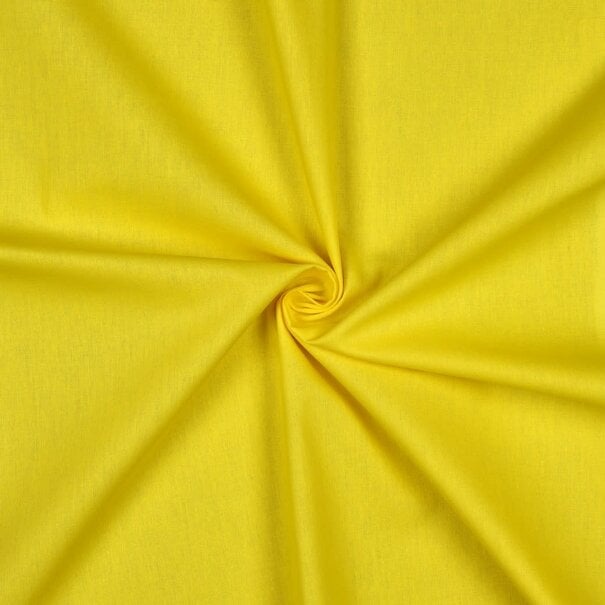 Popeline - citroengeel