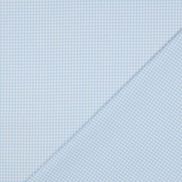 Vichy katoen - lichtblauw