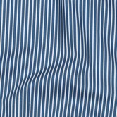 Streep katoen - blauw