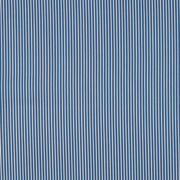 Streep katoen - blauw