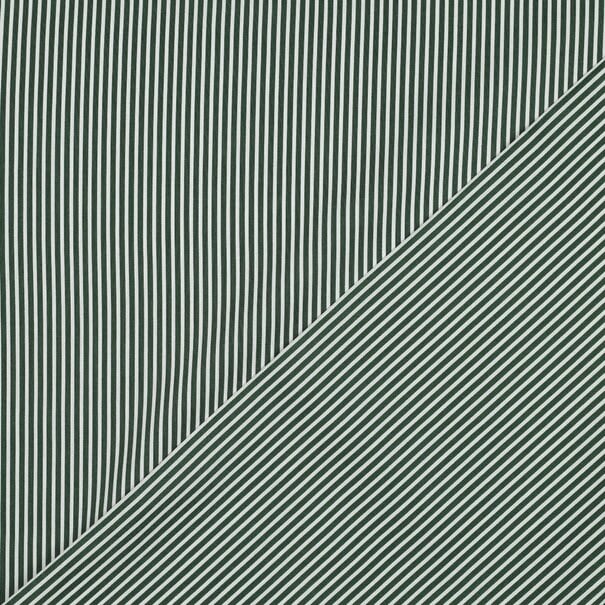 Streep katoen - donkergroen