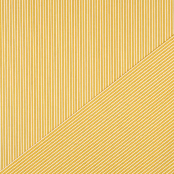 Streep katoen - geel