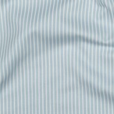 Streep katoen - lichtblauw