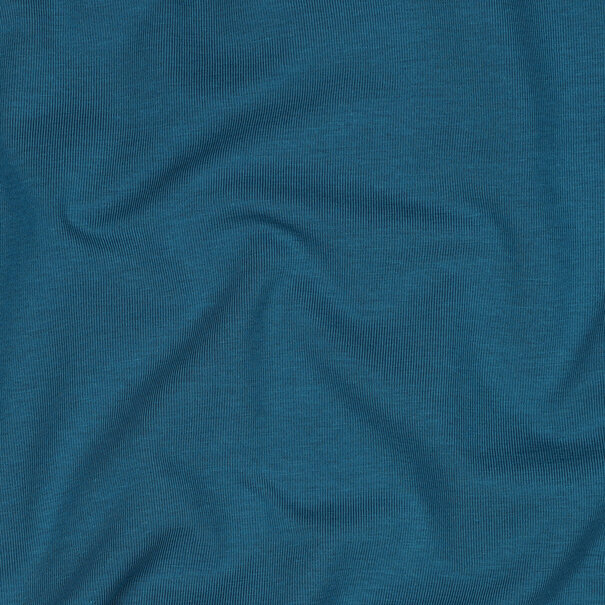 Katoentricot - petrol