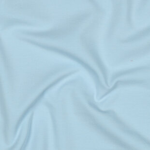 Katoentricot - lichtblauw