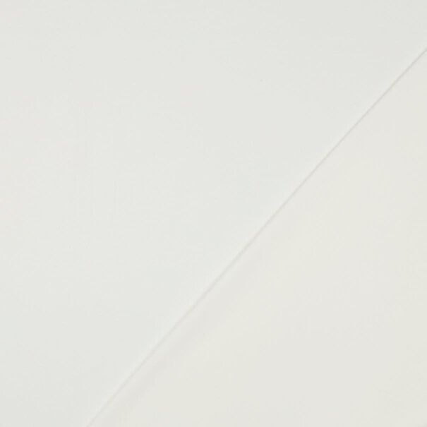 Katoentricot - gebroken wit