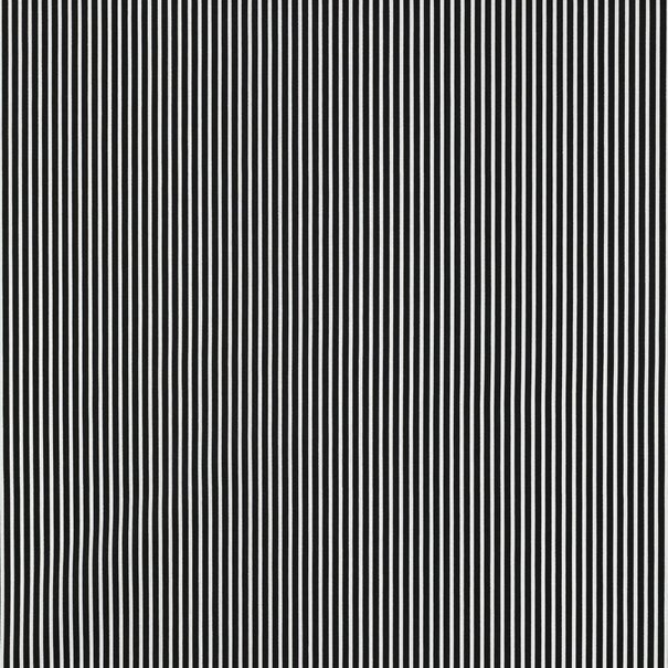 Streep katoen - zwart