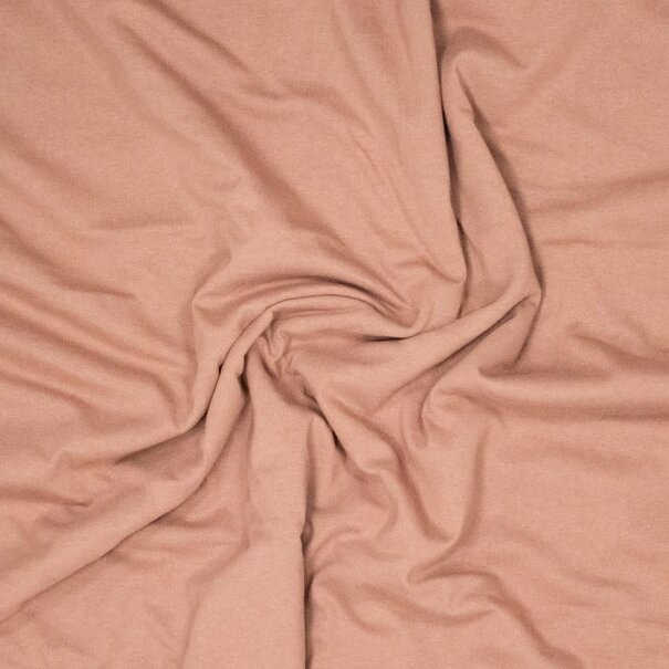 Puur katoenen tricot - mokka