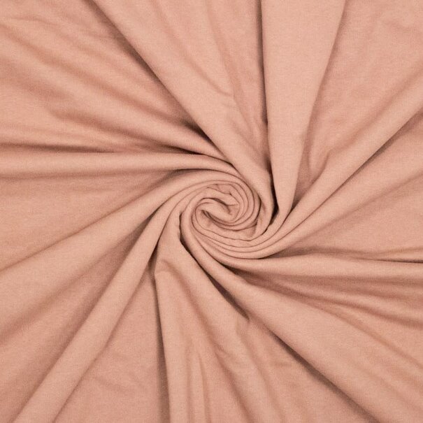 Puur katoenen tricot - mokka