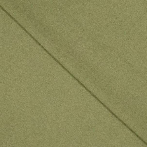 Puur katoenen tricot - olijf