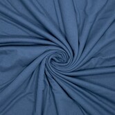 Puur katoenen tricot - donkerblauw