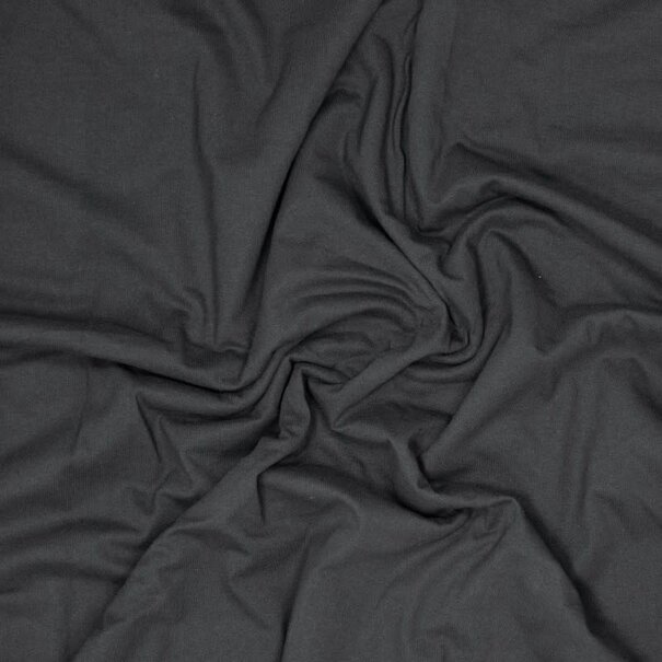 Puur katoenen tricot - zwart