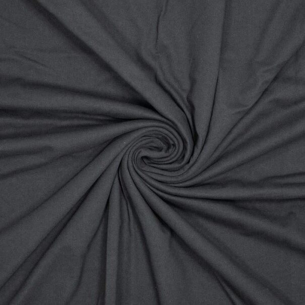 Puur katoenen tricot - zwart
