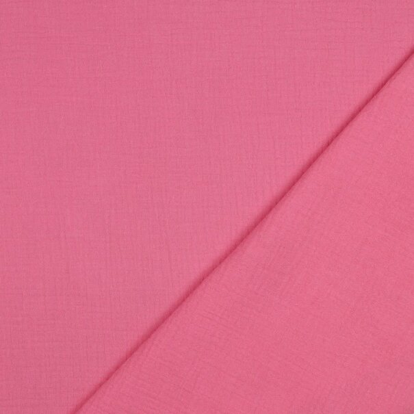 Double gauze - fuchsia