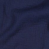 Double gauze - marineblauw
