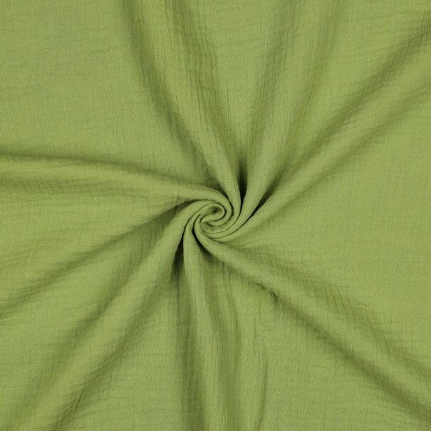 Double gauze - limoengroen