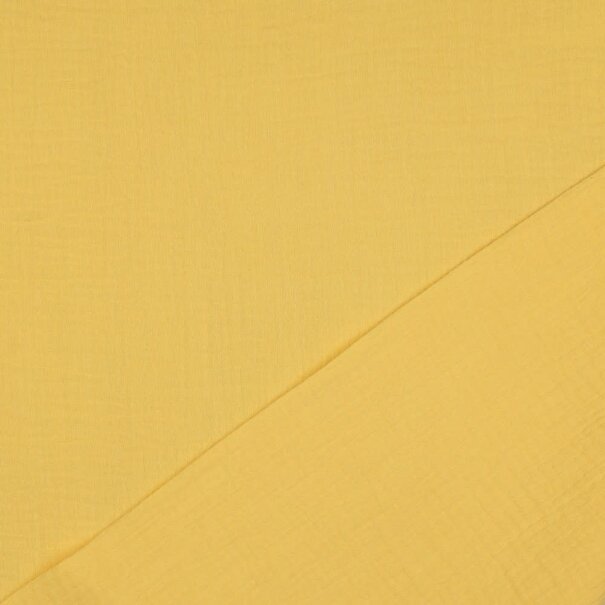 Double gauze - pastel geel