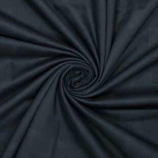 Stretchkatoen peach finish - marine