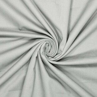 Stretchkatoen peach finish - muisgrijs