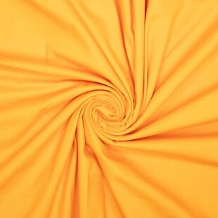 Stretchkatoen peach finish - oranje