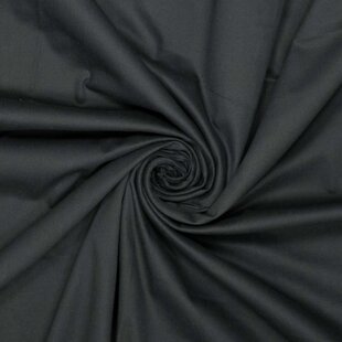 Stretchkatoen peach finish - zwart