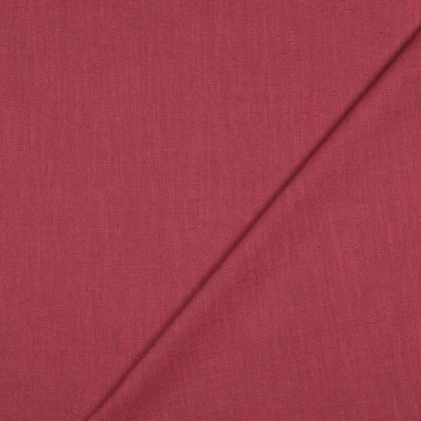 Gewassen linnen - donker blush