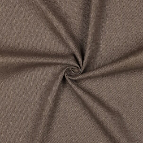 Gewassen linnen - taupe