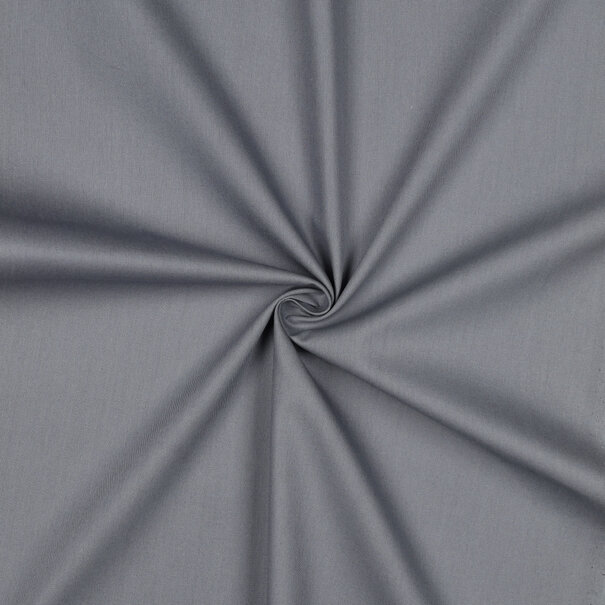 Popeline - steengrijs