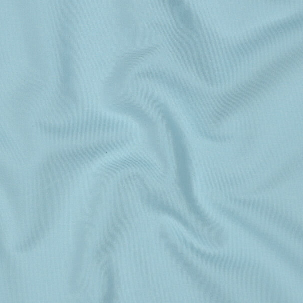 French terry GOTS - licht blauw
