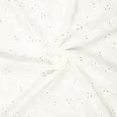 Embroidery double gauze - fleur