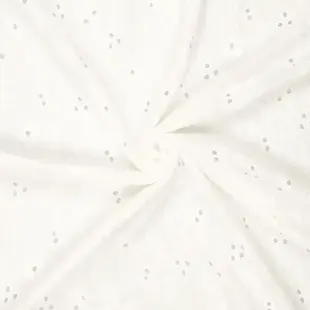 Embroidery double gauze - fleur