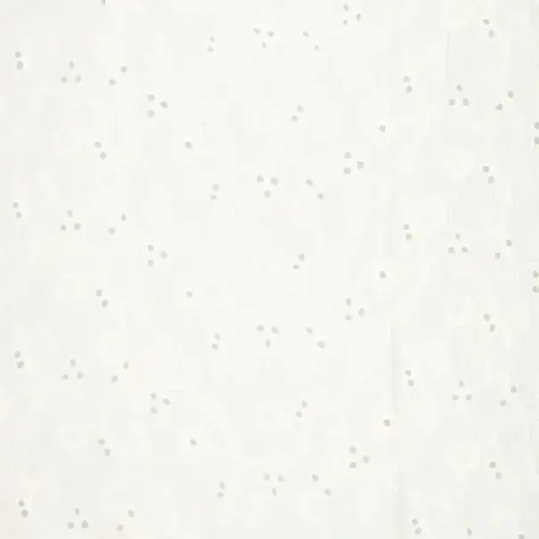 Embroidery double gauze - fleur