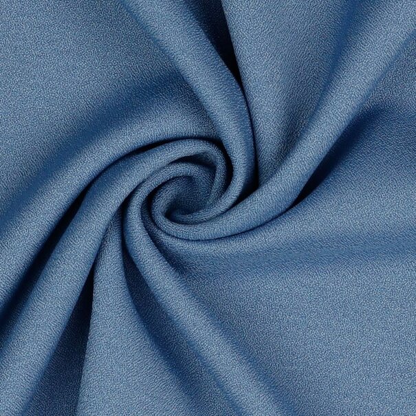 Crêpe marocain - schaduwblauw