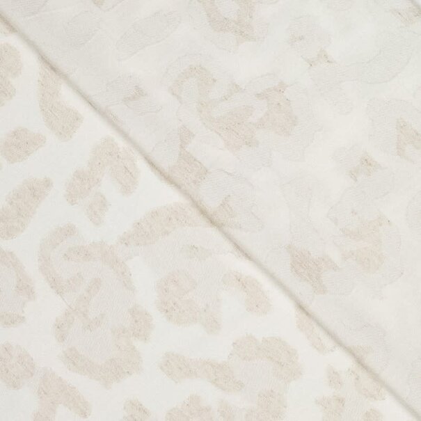 Viscose jacquard - luipaard