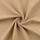 Vintage doorstikte katoen - beige