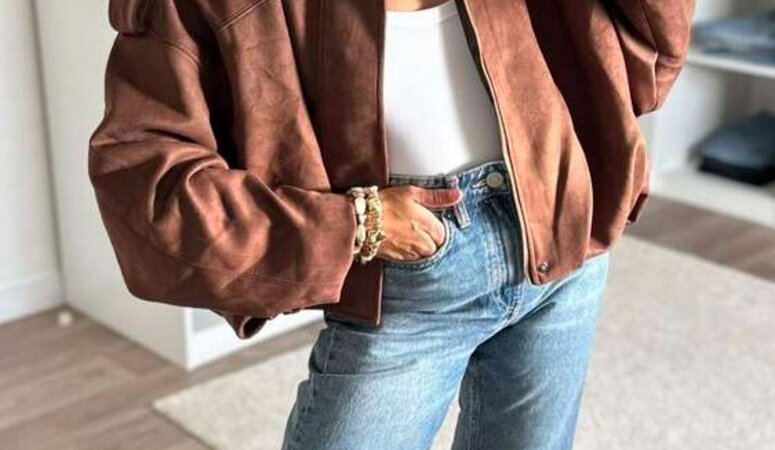 Zo naai je een suède jas