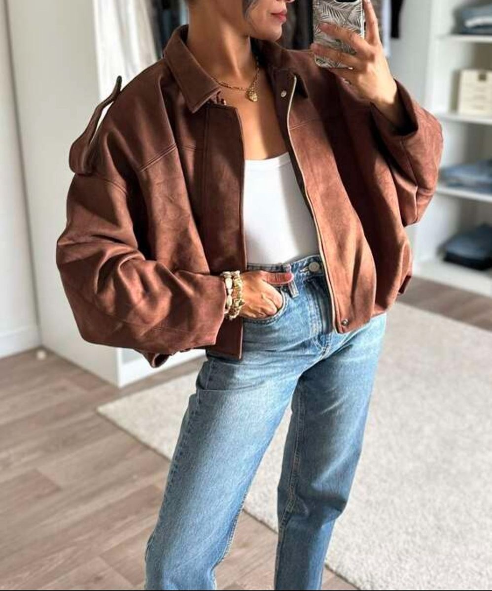 Zo naai je een suède jas