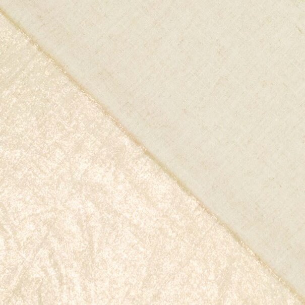 Foil glitter goud - linnenviscose