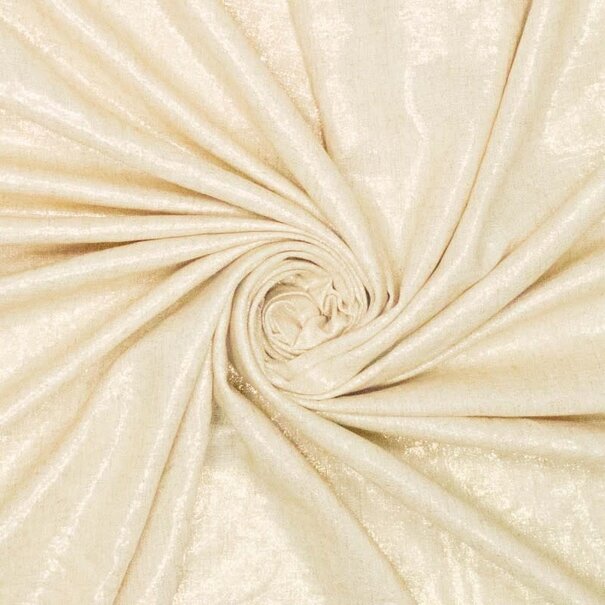 Foil glitter goud - linnenviscose