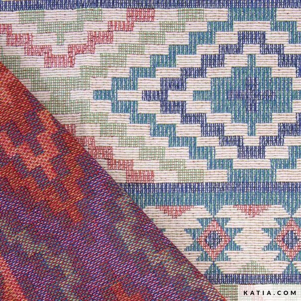 Ethnische waterprint - jacquard