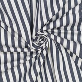 Denim brede streep - navy