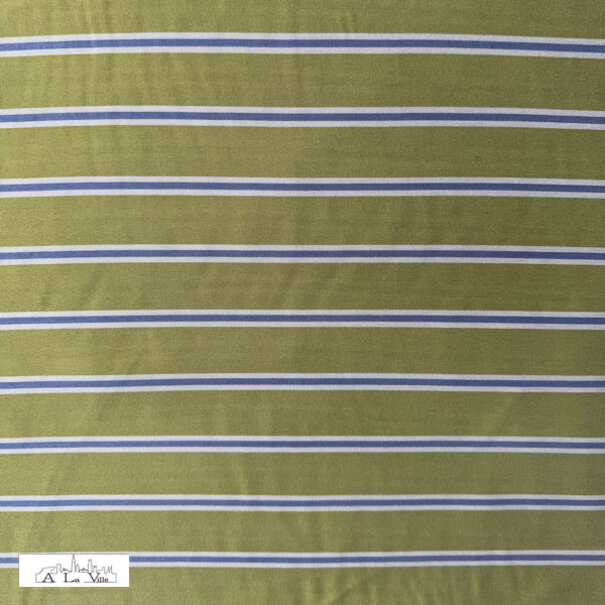 Knip Lime breeze stripe - viscose